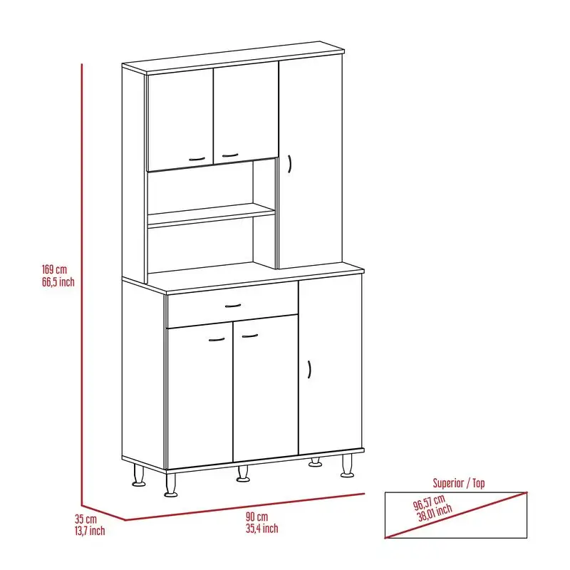 وحدة تخزين مخزن المطبخ البيضاء، تصميم حديث، خزائن لتنظيم مستلزمات المطبخ، حل موفر للمساحة، متين و