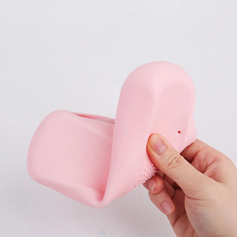 

Силиконовый чехол для кистей для макияжа, портативный компактный держатель для кистей, дорожный мешочек на молнии для хранения кистей и аксессуаров