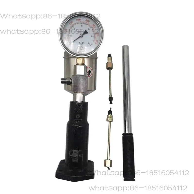 Stainless Steel Hand-Pressed Diesel Engine Fuel Injection Nozzle Pressure Tester Atomization Detection Maximum Pressure 60mpa