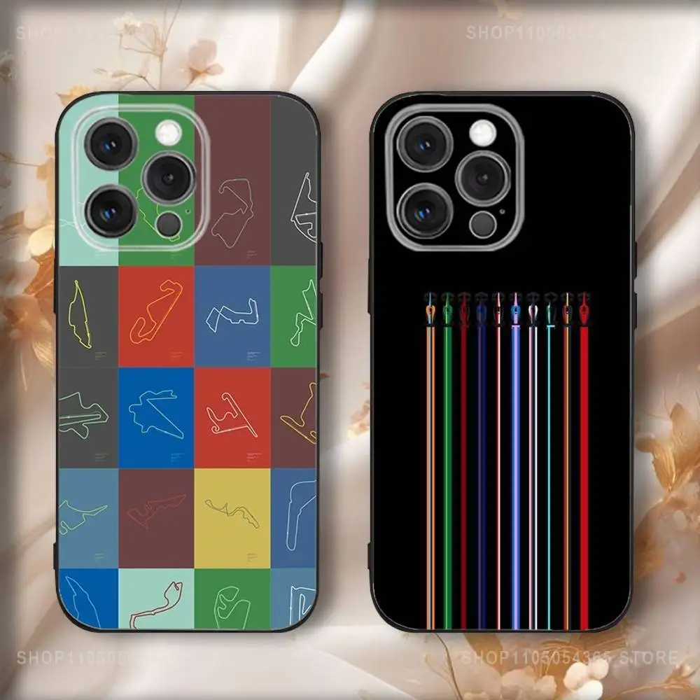 

M-Minimalist Racing Phone Case For iPhone16,15,14,13,12,11,Pro,Max,Plus,X,XS,SE4,E,Mini,Soft Black Case