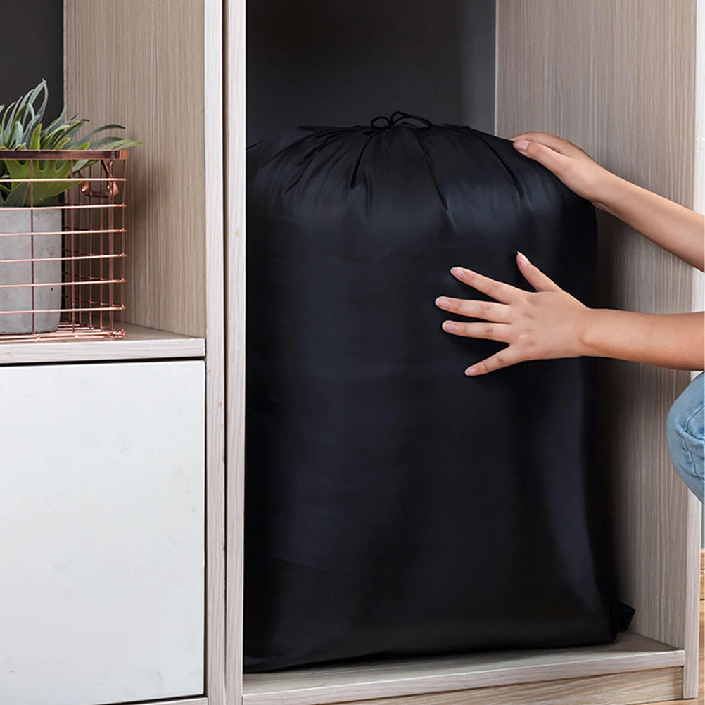 

Storage Bag Blanket Container Bedding Organizer Cloth Bags Drawstring Clothes Bagged