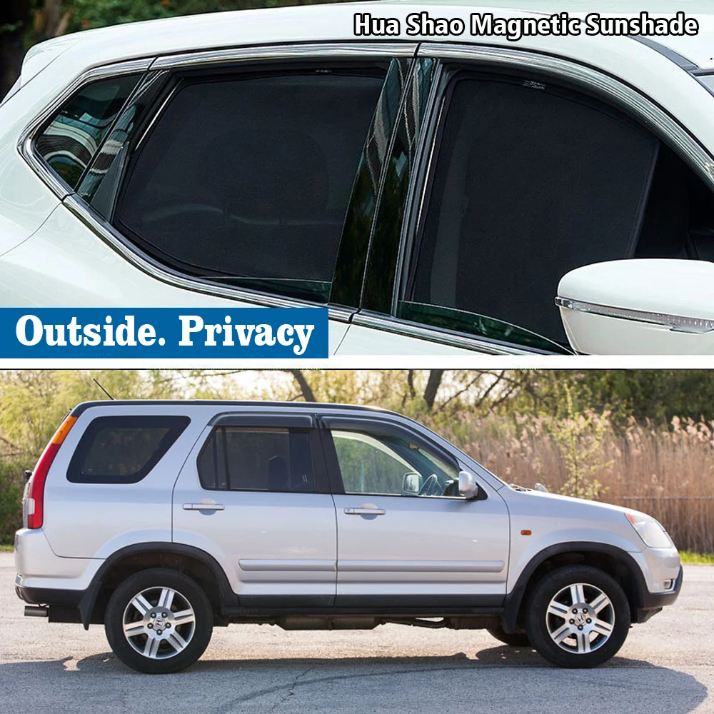 Magnetic Car Sunshade Shield Front Windshield Frame Curtain Sun Shade Accessories for Honda CR-V CRV 2th Gen 2002 2003 2004 2006