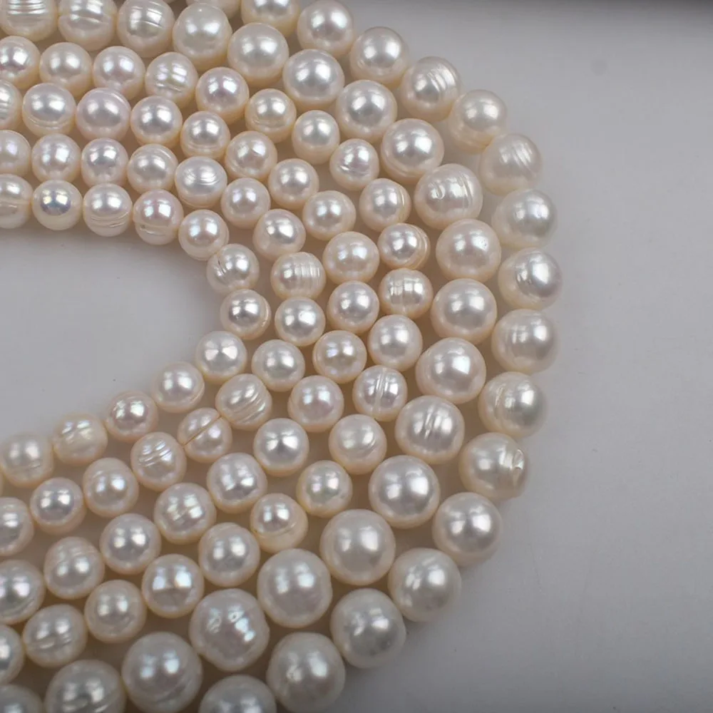 AA 3-10mm Natural Freshwater Pearls Potato Shaped Loose Beads for Jewelry Making Supplies DIY Women Necklace Bracelet Accessory
