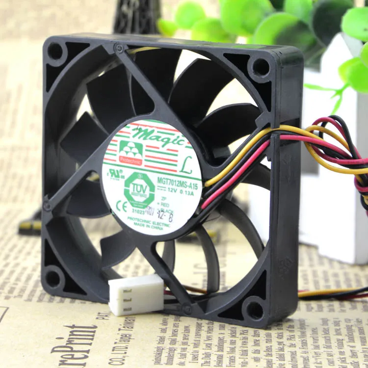 

MAGIC 7015 12V 0.13A MGT7012MS-A15 7CM CPU FAN CASE FAN