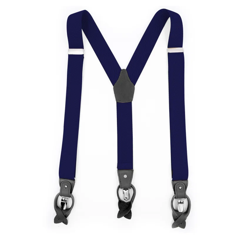 Men's Dual Braces Suspenders with Spaghetti Strap