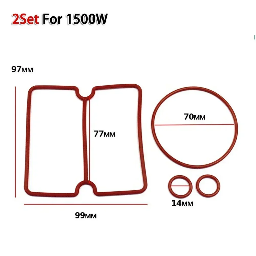 8Pcs Nitrile Rubber Sealing Ring 550/750/950/1100/1500W Air Compressor Gasket For Oil Free Air Compressor Cylinder Head