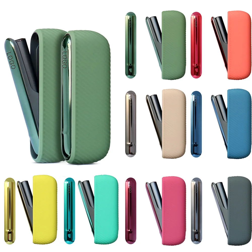 JINXINGCHENG for IQOS ILLUMA Cover 8 Colors side cover + Silicone Holder For ICOS ILUMA Case with Side Covers Shell Accessories