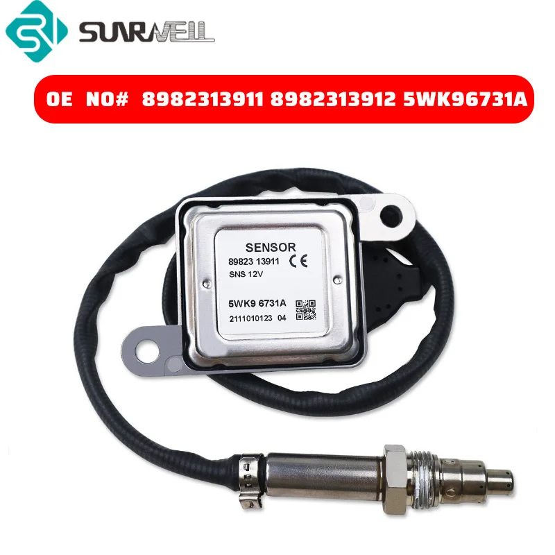 

NOX Sensor 5WK96731A 89823-13912 89823-13911 For Isuzu NPR NPR-HD NQR Reach 2010-2016 Diesel Nitrogen Oxide Sensor