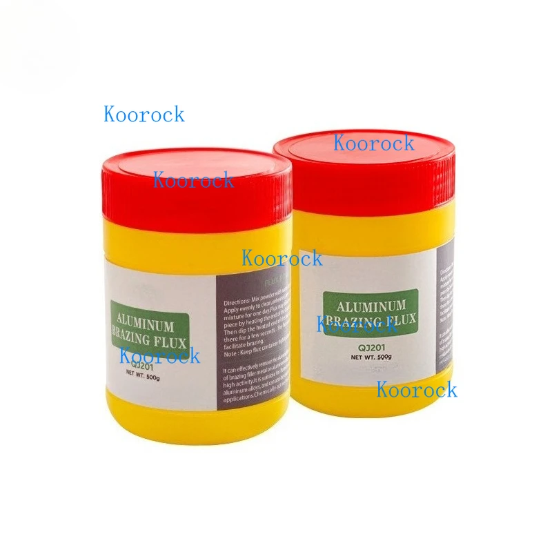 QJ201 Aluminum Brazing Flux Aluminum Solder Flux White Powder for Flame Brazing Furnace Brazing 420°C 0.5kg White Powder view 4