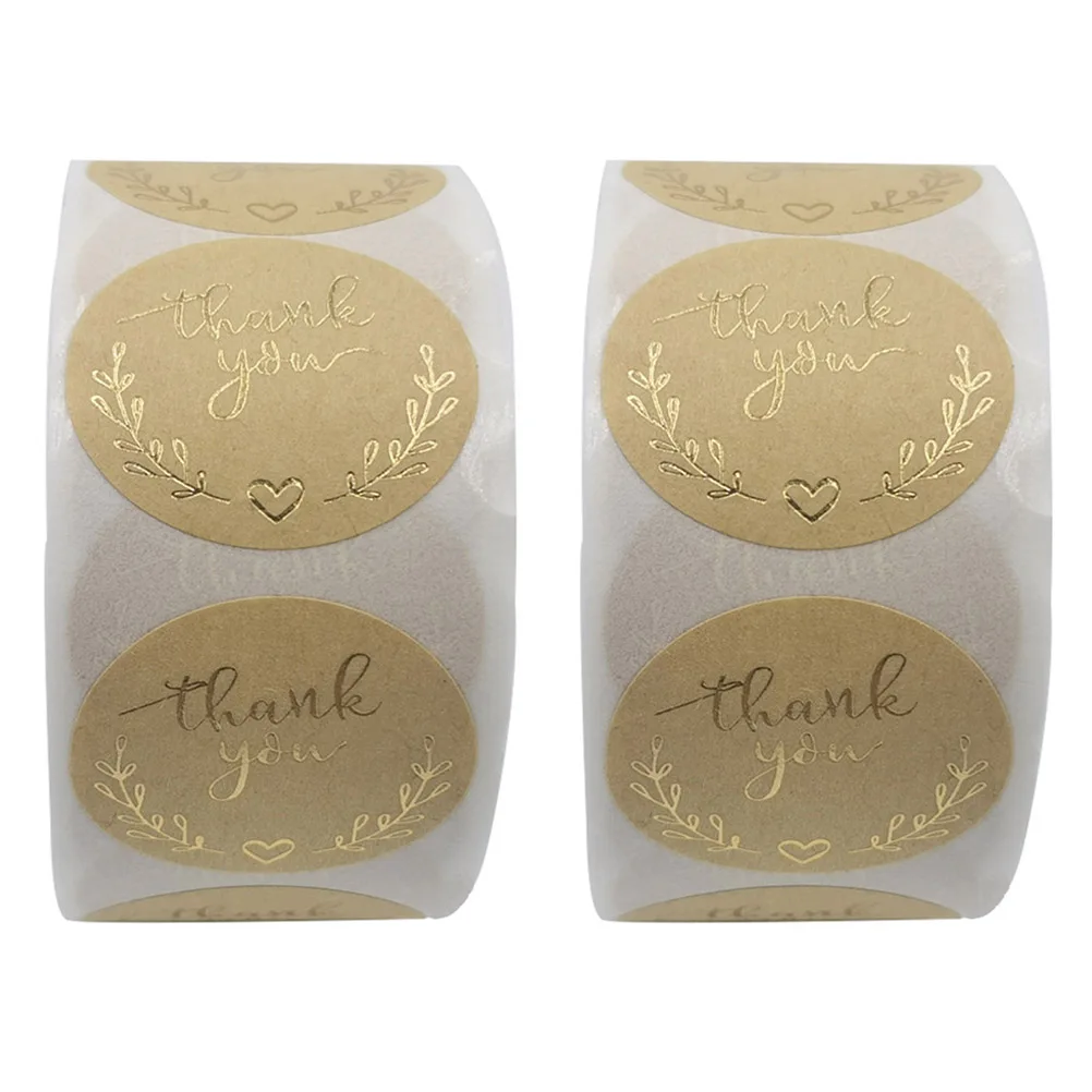 

Thank You Stickers Decorative Sealing Label Unique Decals DIY Wedding Party Gift Wrapping Self-adhesive