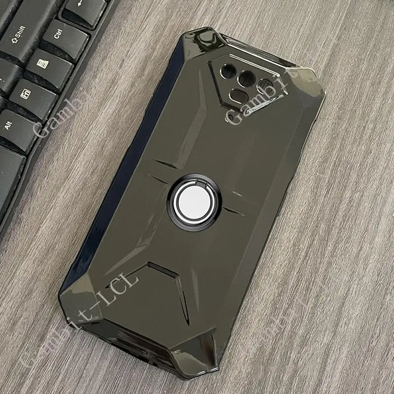 For Ulefone Armor X13 ArmorX13 6.52" 2023 Back Ring Holder Bracket Phone Case Smartphone TPU Soft Silicone Cover