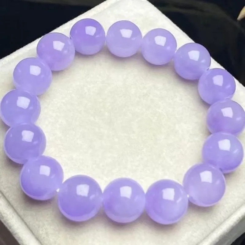 Gelang biji ketan es gelang violet pria dan wanita