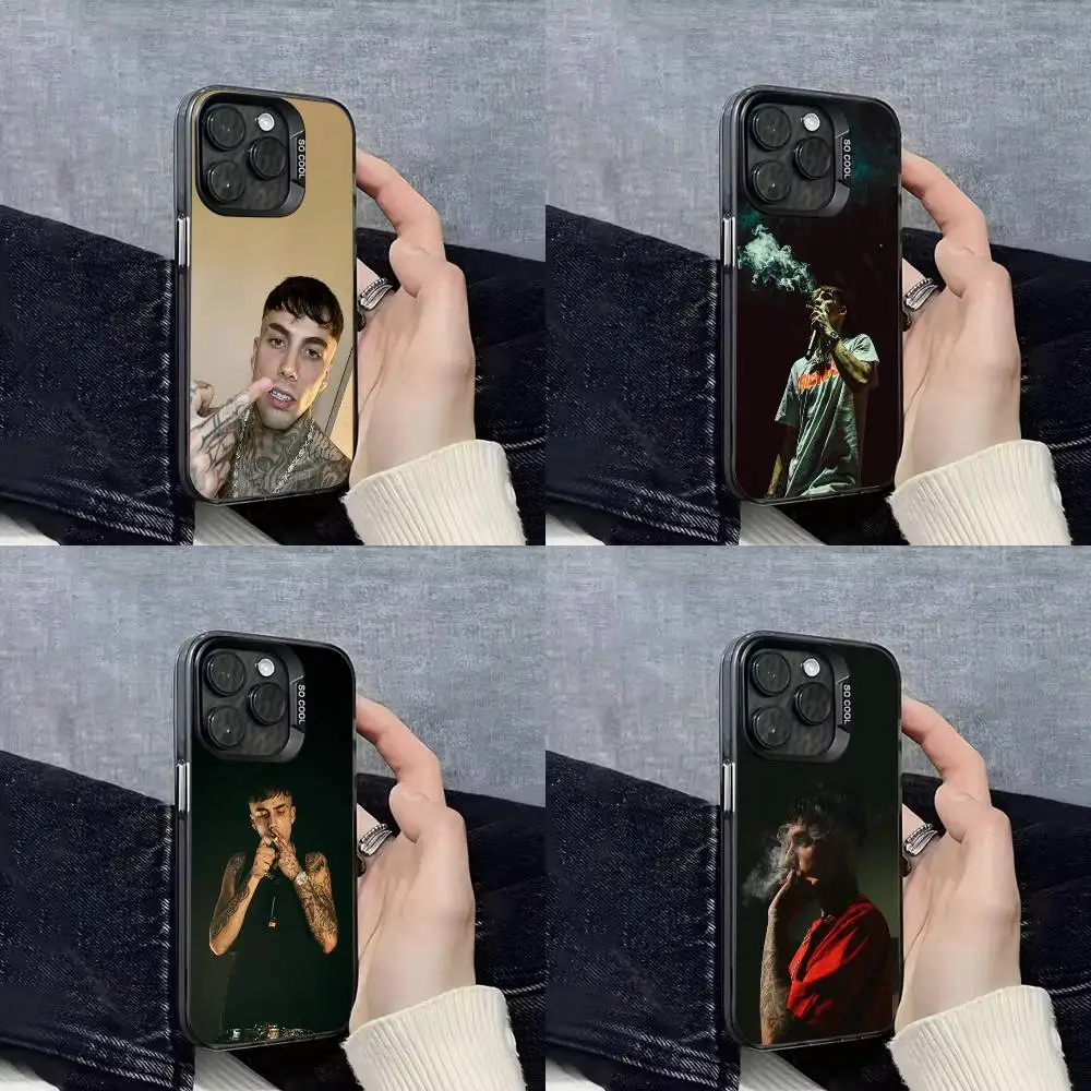 

Phone Case For iPhone 16,15,14,13,12,11,Mini,Pro,E,SE4,XS,MAX Black Candy Matte Rapper T-Tony Boy Cover