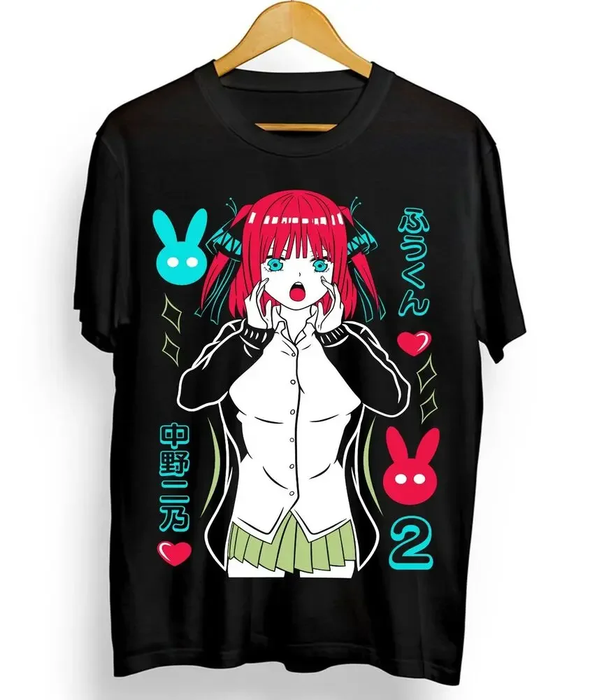 Nino Nakano T-shirt Waifu Hot   5-toubun no Hanayome Gift Shirt