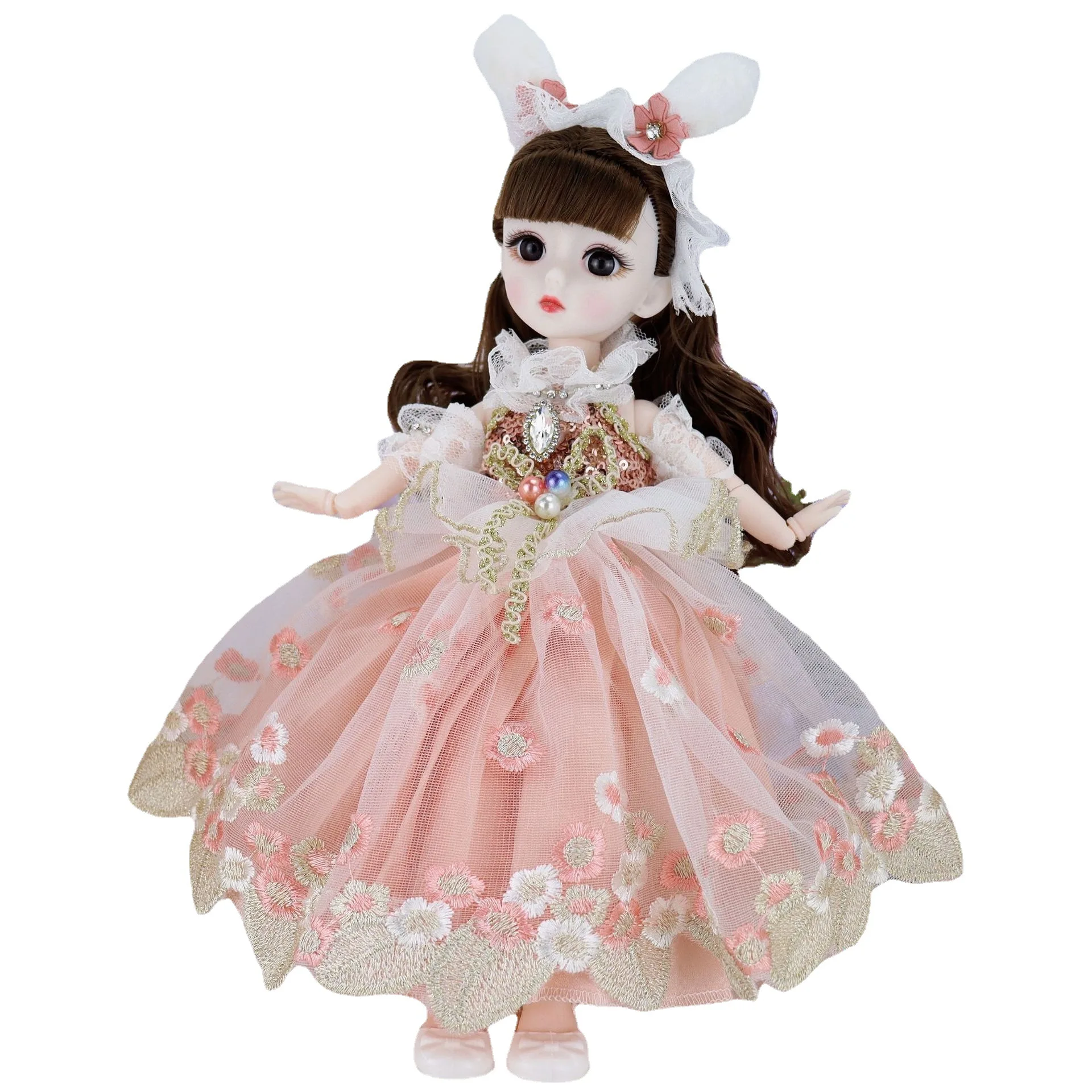 1/6 Bjd Doll Full Set Toys Fashion Children Girls 30cm Princess Doll With Clothes Suit Exquisite Toys For Girls Play House