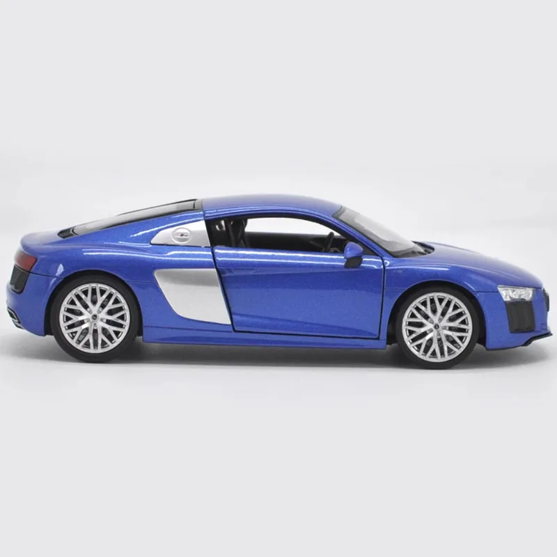 Willy 1:24 Scale 2016 R8 V10 Simulation Alloy Toy Car Model Gift Souvenir Classic Collection Ornament