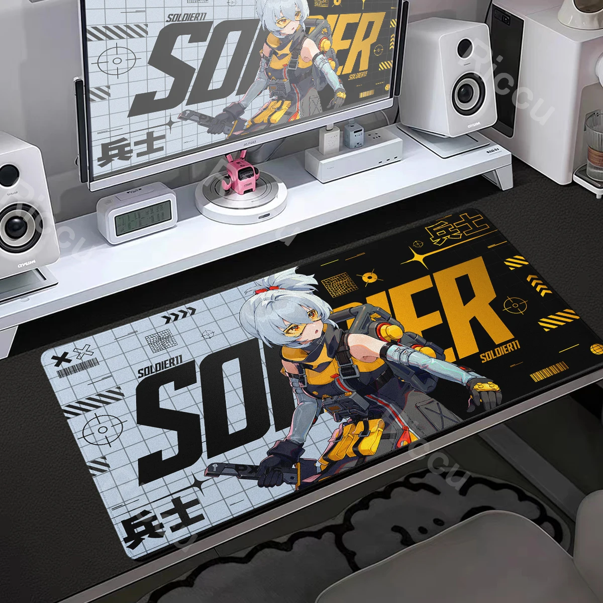 Zenless Zone Zero Mouse Pad Xxl ZZZ Ellen Miyabi Nicole Anby Mousepad Game Rubber Locking Edge Keyboard Large Mat PC Accessories