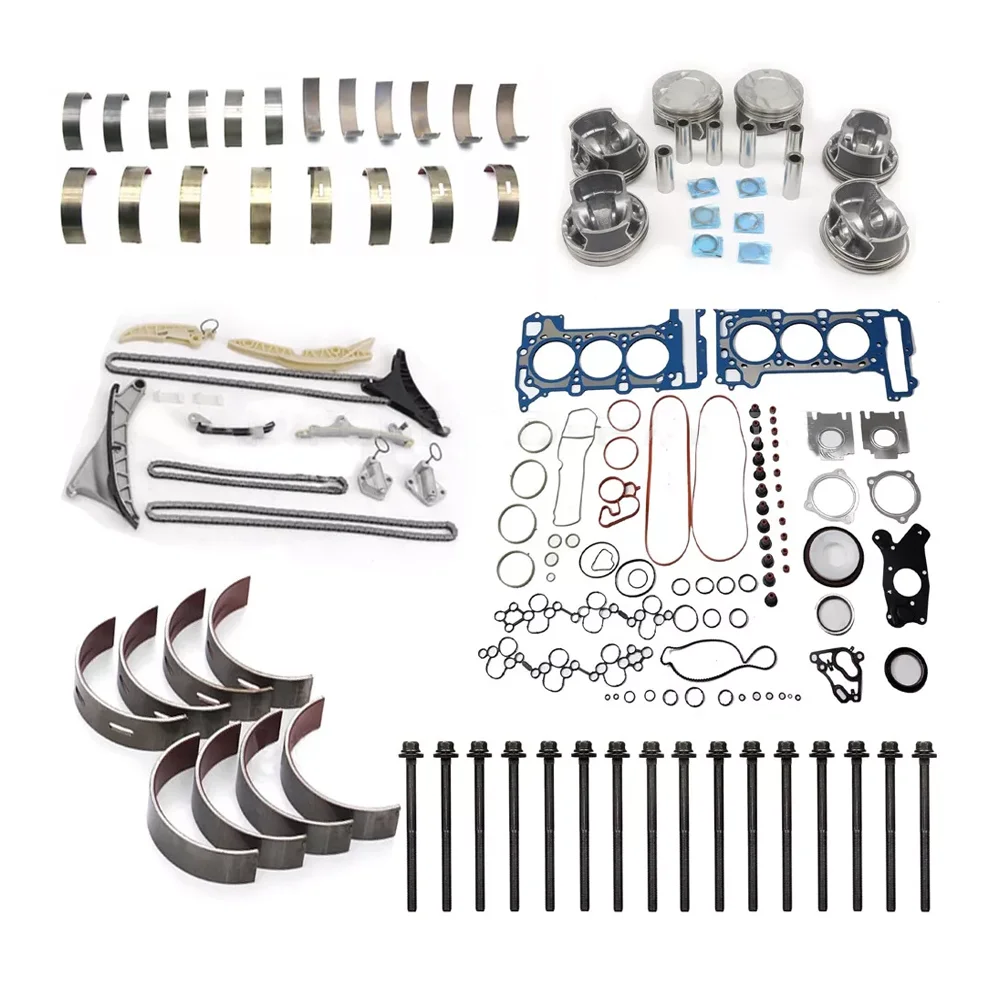 Engine Rebuild Kit Timing Chain Gasket Fit 3.0 L For Porsche Audi A6 S4 S5 B9 EA839 3.0L EA839