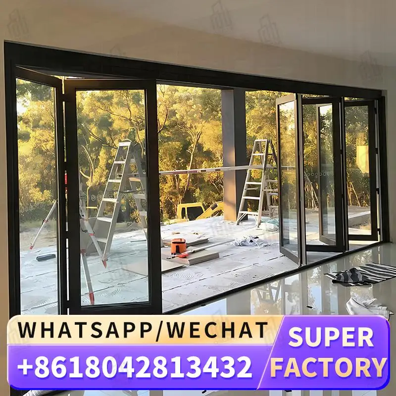 

Customizable Foldable Windows Door for European Commercial Spaces Factory Direct Windows Foldable door