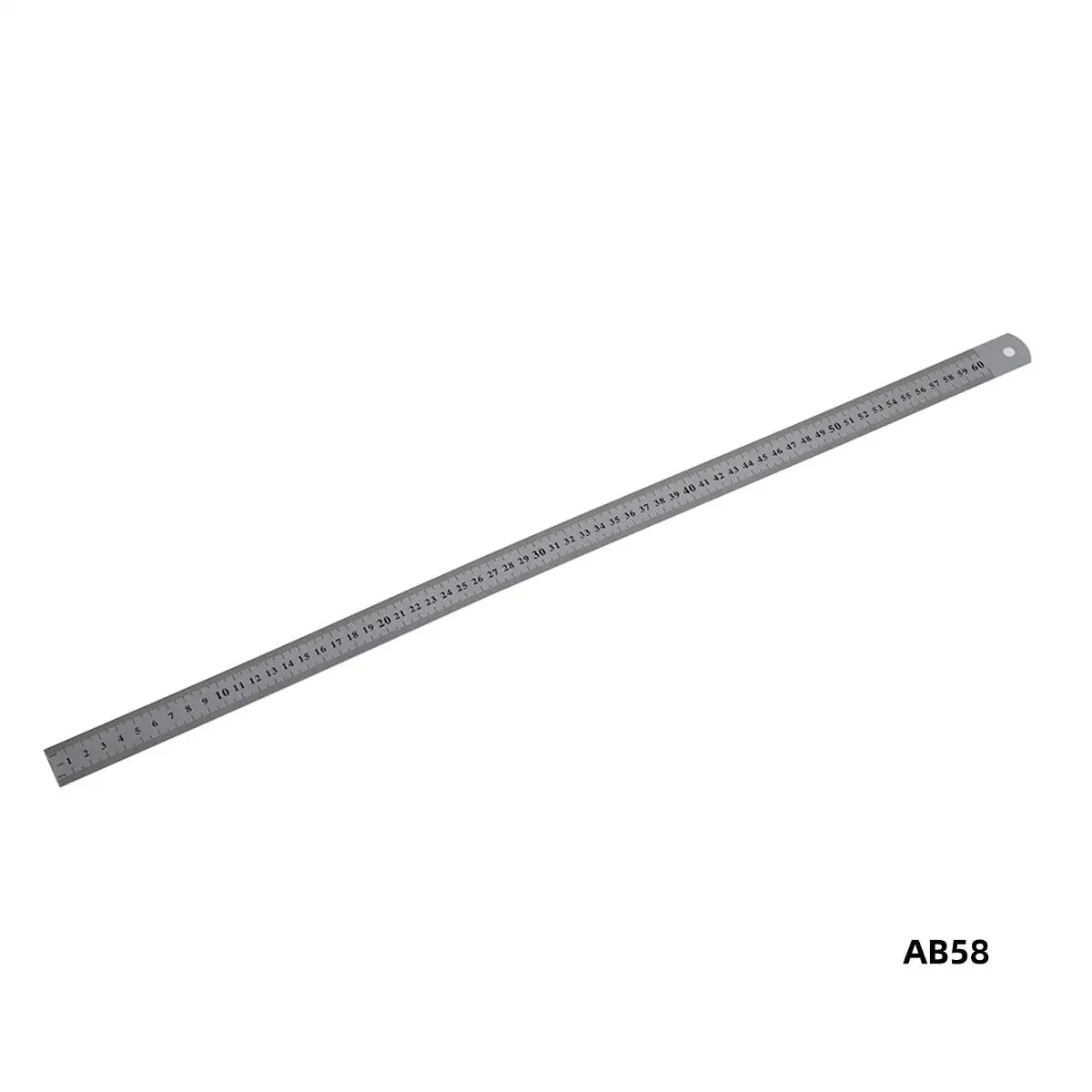 3X Stainless Steel 60Cm 23.6 Inch Measuring Long Straight Ruler