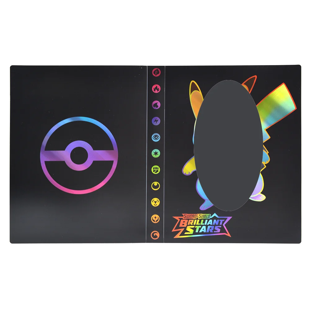 240-teiliges Pokémon-Kartenalbum, Charizard-Ordner, Sammelmappe, Display-Halter, Aufbewahrungsalbum, Geschenkbuch, Spielkartensammlung, Kartenhüllen, Schutzhüllen