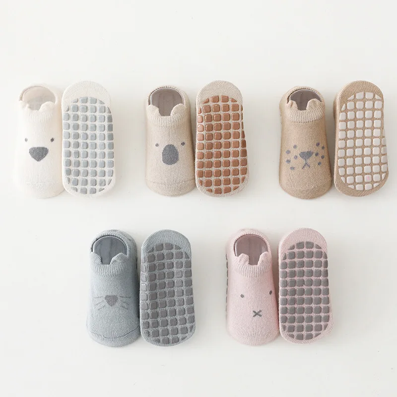 

Baby Socks Spring Summer Thin Combed Cotton Cute Cartoon New Boys And Girls Baby Short Tube Boneless Floor Socks