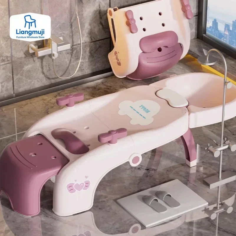 Sillones de peluquería plegables, lavacabezas de terapia para spa capilar japonés, máquina de lavado con masaje, mobiliario de peluquería
