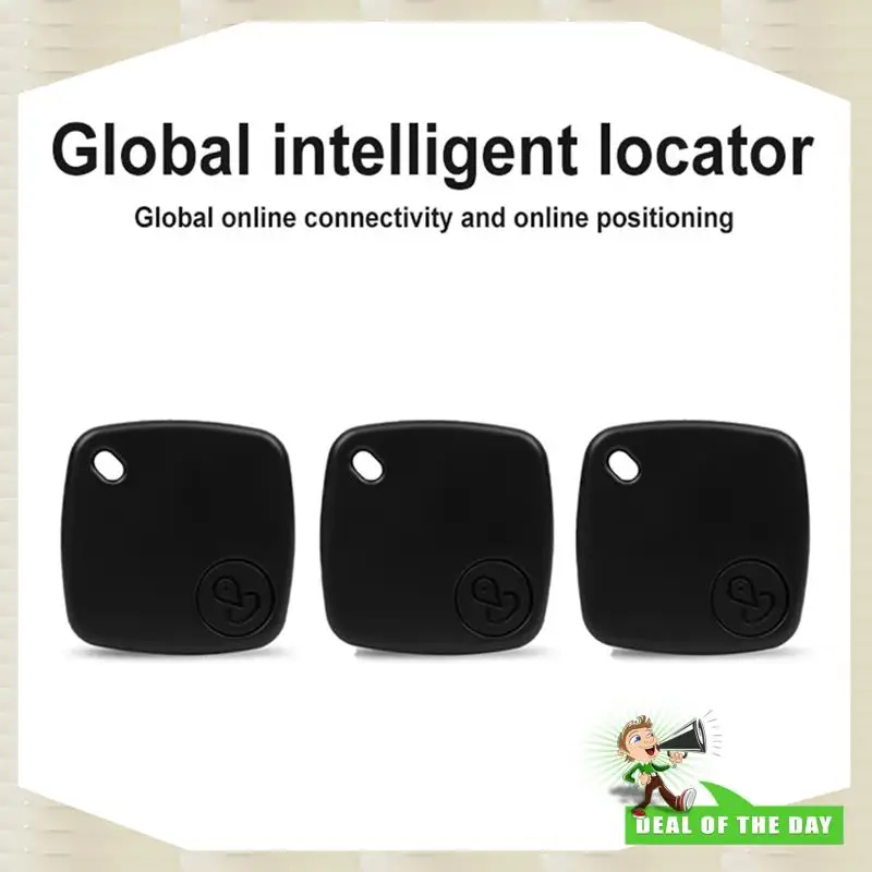 Consegna in 24 ore Mini Smart GPS Tracker 3 pezzi Localizzazione ad alta precisione per Iphone Trova la mia app, Key Finder Position Re