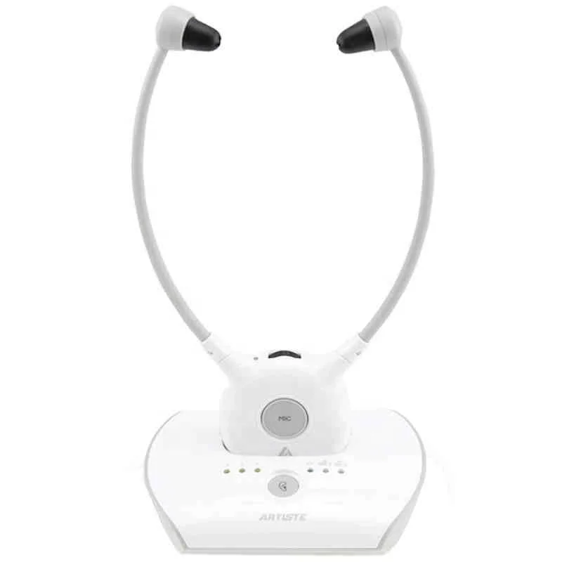 APH100 Earphone Wireless 2.4G HIFI for watching TV Elderly  Headphone Headset with EU/US plug