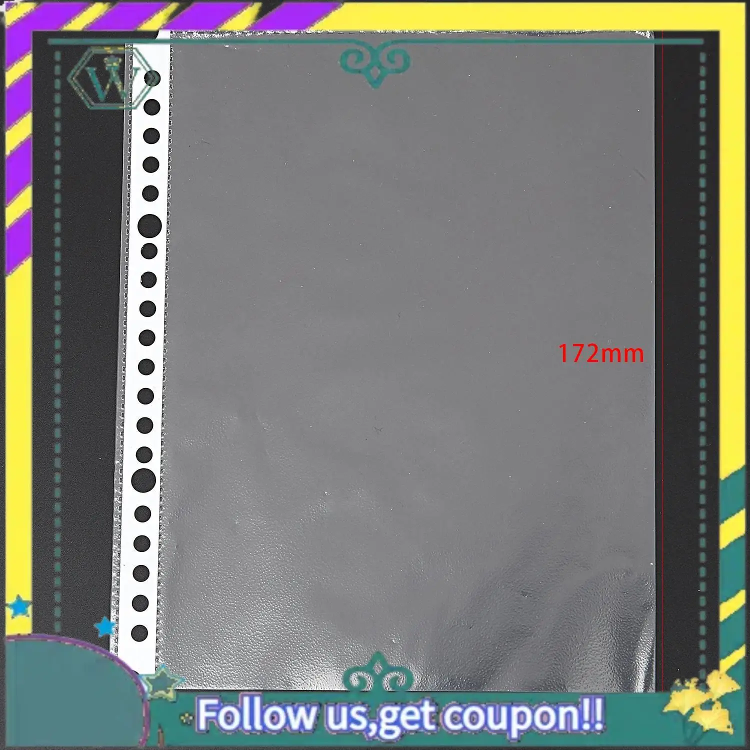 

NEW Pack Of 200 A5 Clear Punched Pockets - Plastic Poly Folders