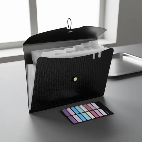 Expanding File Folders, A4 Size Accordion File Organizer, 7 Pockets Folders for Documents, for School Office Supplies