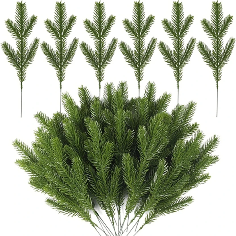 10/30Pcs Künstliche Pflanzen Weihnachten Baum Hause Dekorative Anordnung Outdoor Hof Garten Zubehör DIY Günstige Produkte Vasen