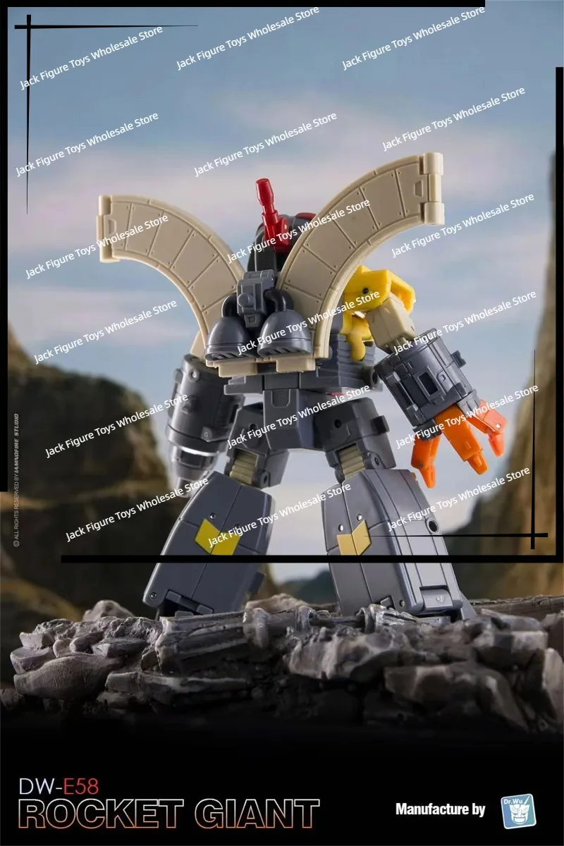 

【Pre Sale With BONUS] 】 Transforming Toy Dr.Wu DW-E58 DWE58 Rocket Giant Omega SP Mini Action Figure With Box