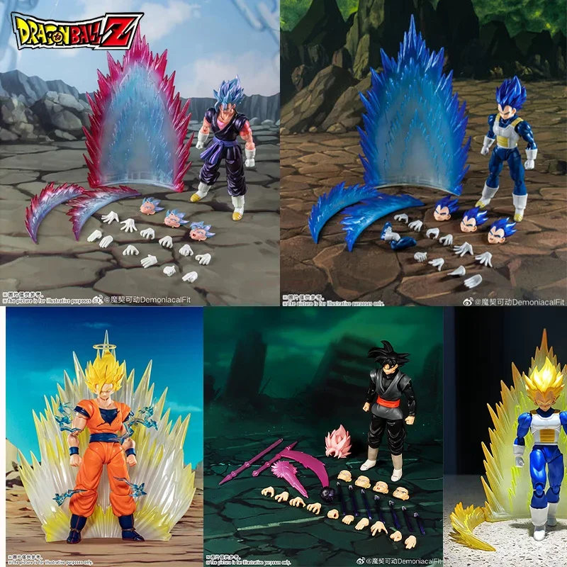 Original Dragon Ball S.H.F Figure Shf Mightiest Radiance Vegetto Ssj Demoniacal Fit Df Model Dolls Figurine Anime Action Figure