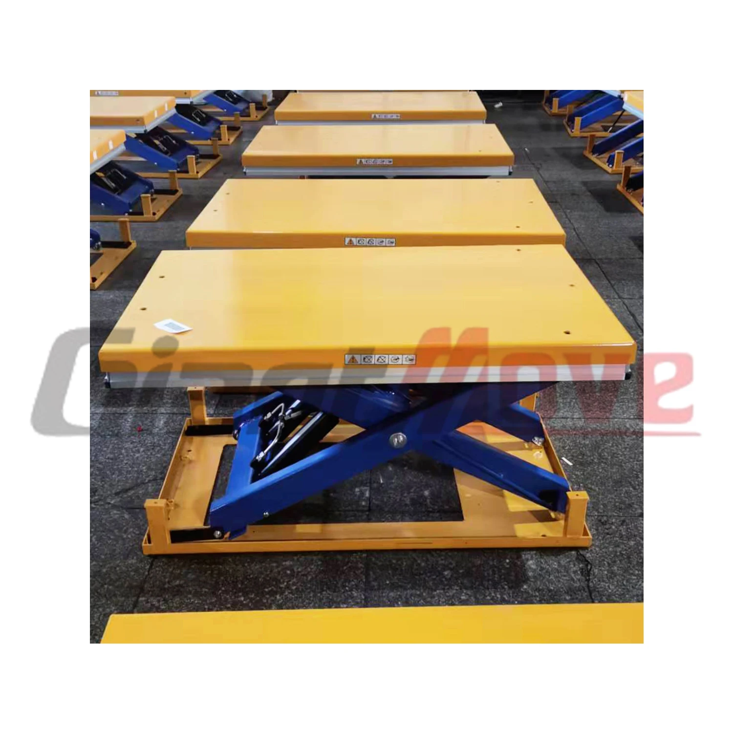 Factory Outlet Giant-Move 4000kg 1400mm Stationary Single Scissor Hydraulic Lift Platform
