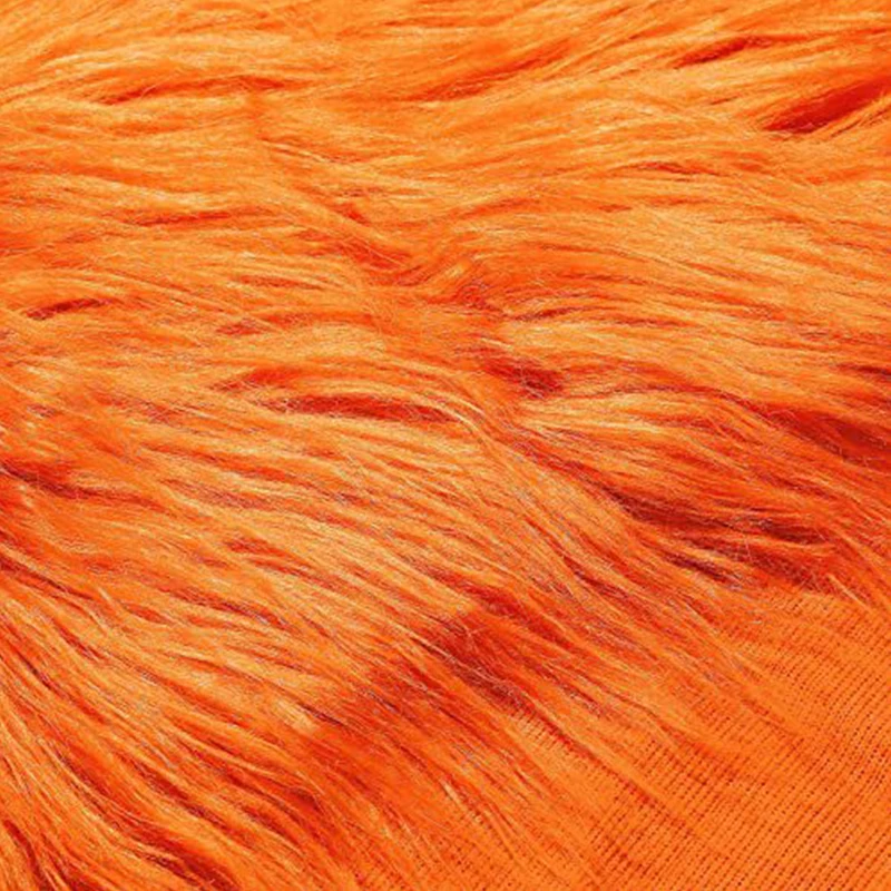 Faux Fur Tecido para DIY, Material de costura, Doll Toy Beard Hair, Handmade Home Decoration, Cosplay Fabric, Patchwork, 25x25cm