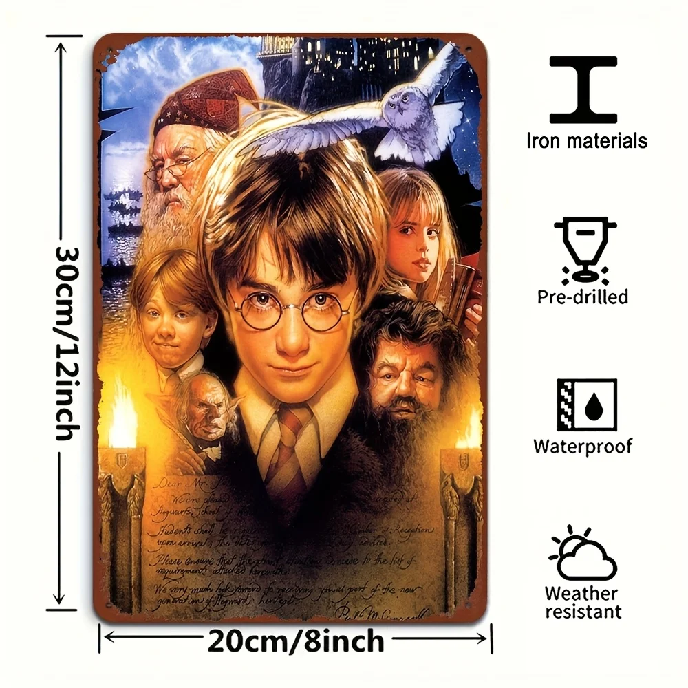 1 unidad de pintura de estaño de Metal con licencia oficial de Harry Potter de Warner Bros. - Crestas de casa de Hogwarts y símbolos mágicos, hierro duradero