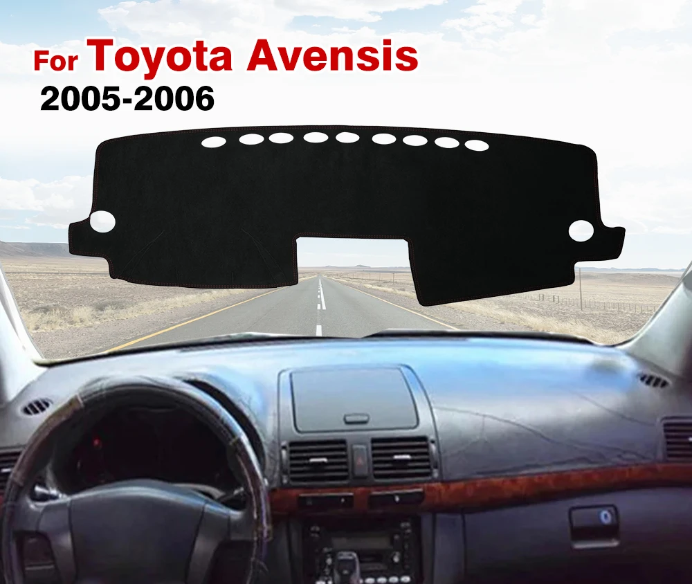 For Toyota Avensis 2005 2006 Dash Mat Sun Shade Anti-UV Carpets Car Accessories Car Dashboard Cover