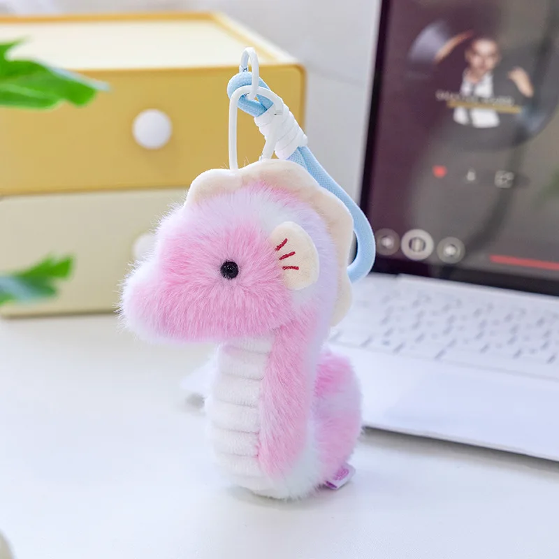 Nova série oceano original pingente de pelúcia dos desenhos animados estrela do mar elefante voador polvo pingente mini cavalo marinho narval boneca 13cm