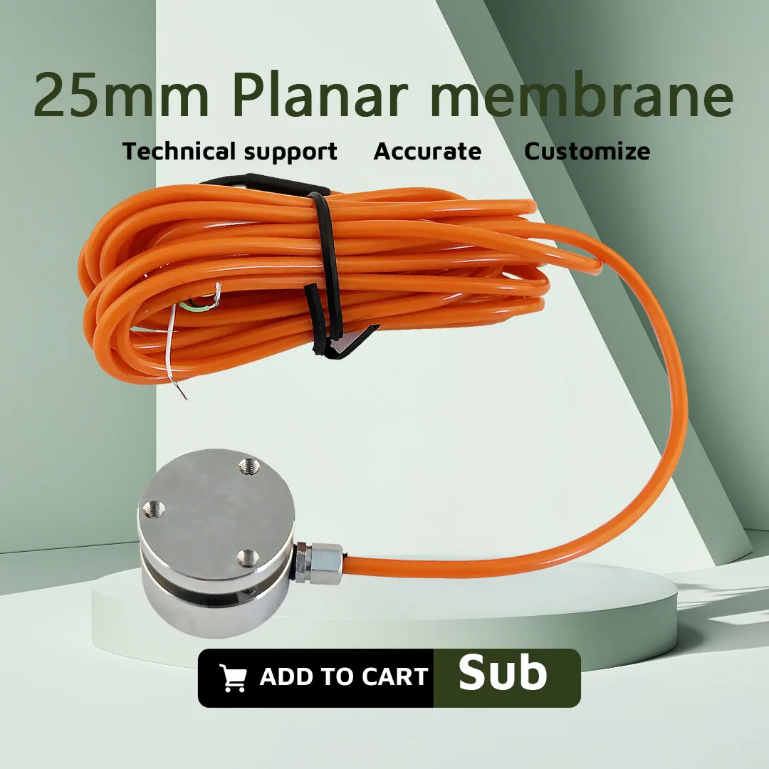 Sensor de peso de célula de carga plana de 58 mm e instrumento de exibição de indicador IoT para compressão de tensão de tecnologia de ciências educacionais