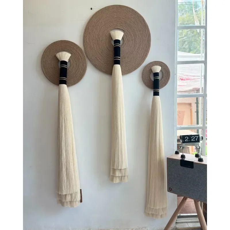 Natural Bohemian Line Cotton Edge Wall Hanging Deluxe Commercial Hotel Restaurant Living Room Decoration for Home Use