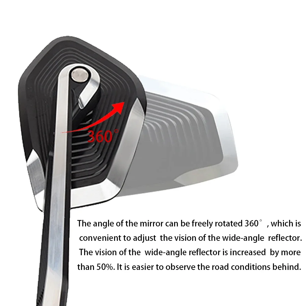 

Motorcycle For BMW S1000XR 2015-2024 F900R F900XR F900 F 900 Rearview Mirror 360 Adjustable Handlebar Mount Side View Mirror