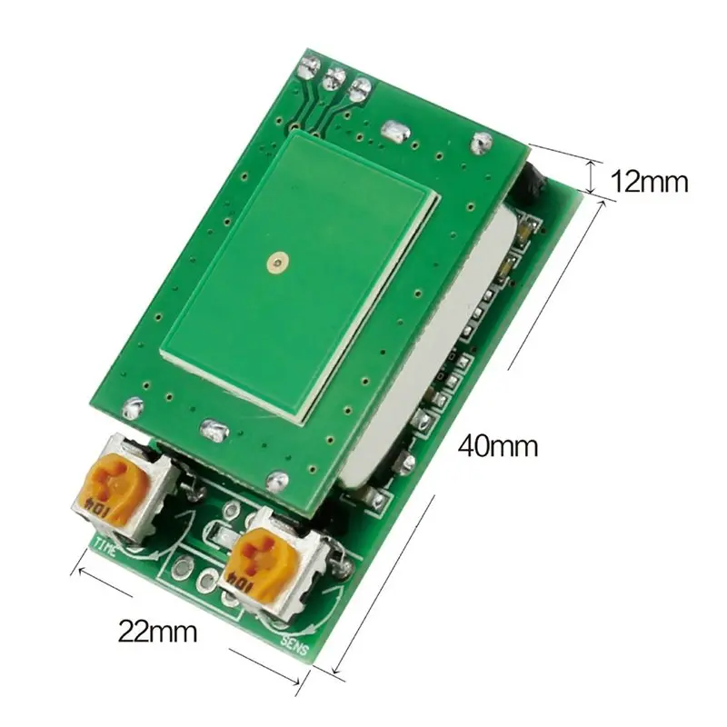 B86B 5.8GHz Microwave Motion Sensor Switch Module DC5V for Home Automation Smart Light Motion Detection Switch