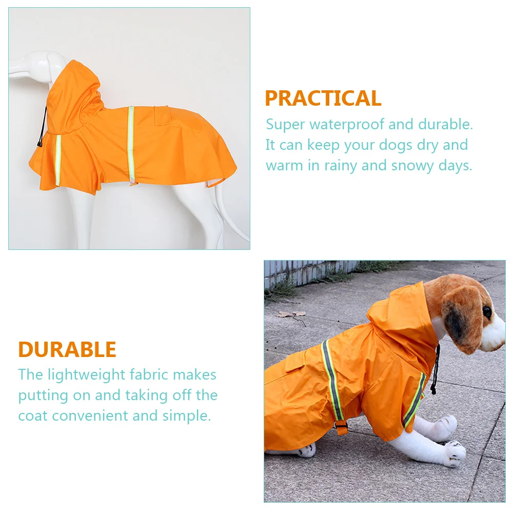 

Dog Rain Jacket Drying Coat Raincoat Coats Jackets for Dogs Small Pet Raincoats Water Proof