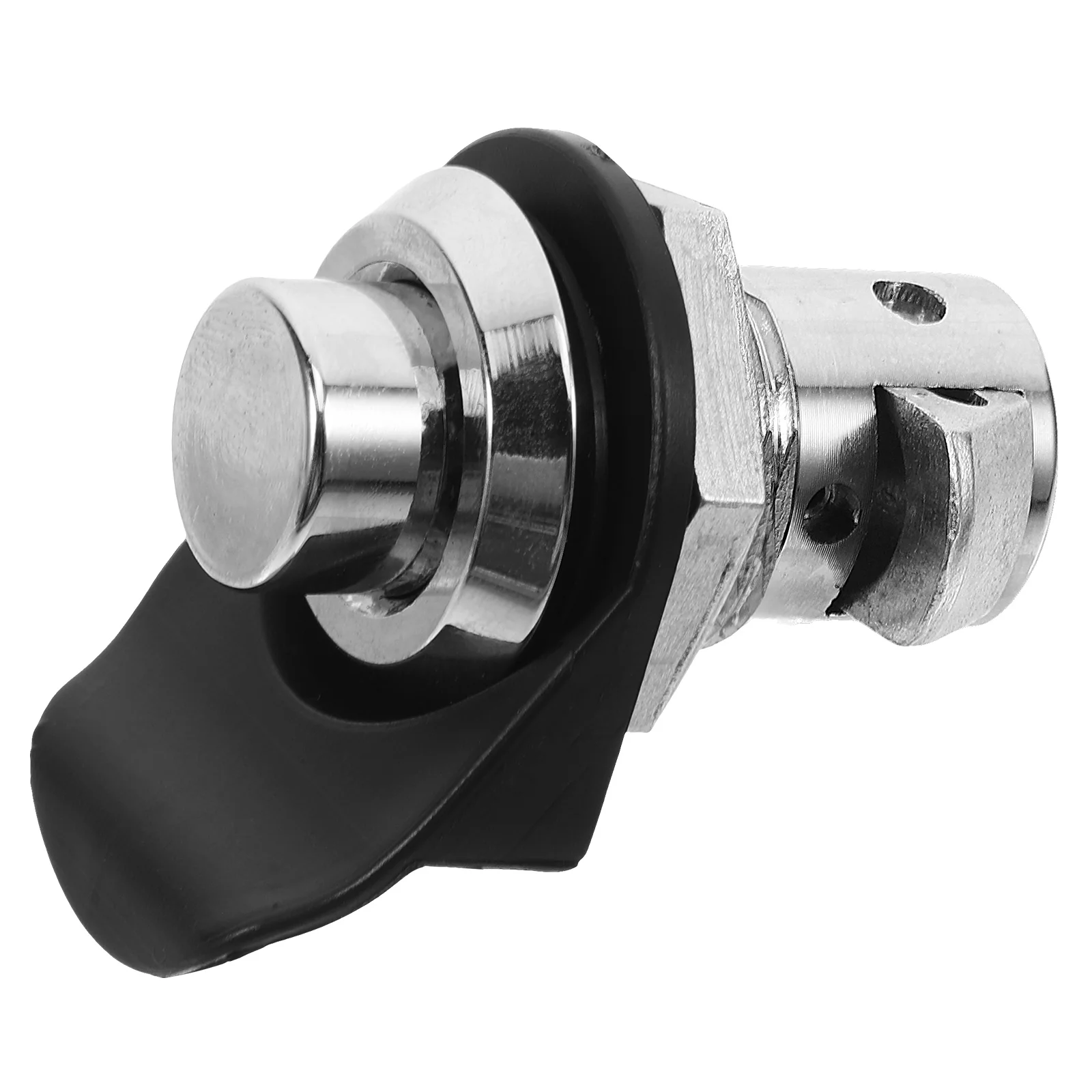 

Push Button Door Latch Zinc Alloy Impact Lock Cabinet RV Marine Boat Push to Close Latches Plum Blossom for Distribution