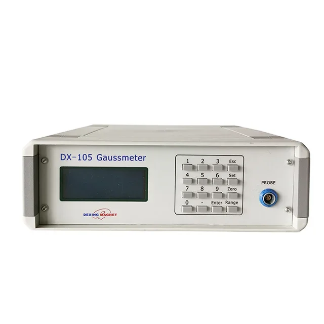 

DX-105 DC Desktop Gauss Tesla Meter Digital Magnetic Field Strength Tester