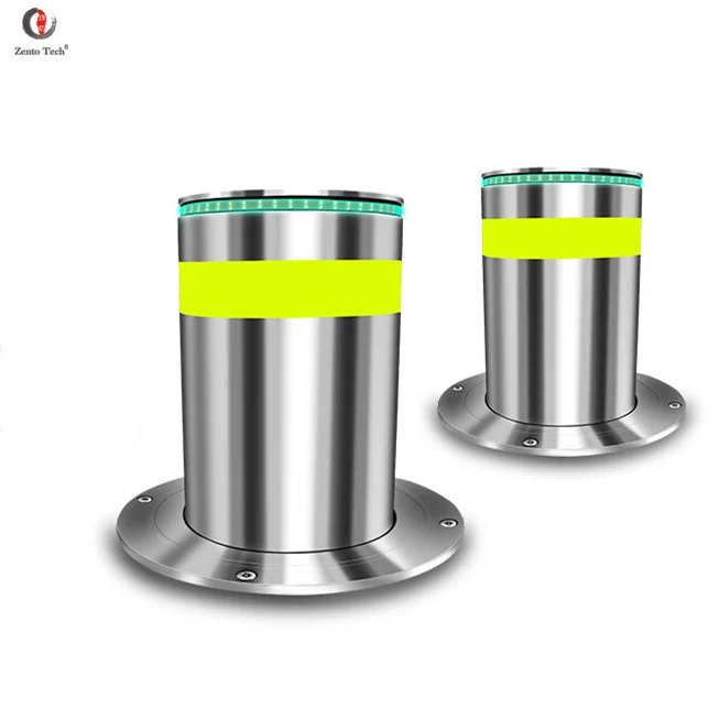 Outdoor In-ground Stainless Steel Security Bollard Road Traffic Bollard
