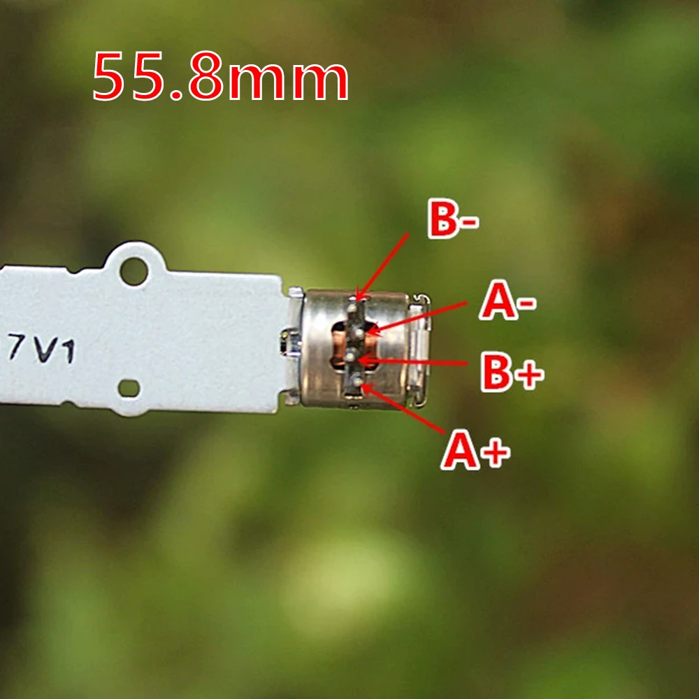 30mm 40mm 50mm 55.8mm Mini Precision Screw Slide Stepper Motor DC 5V 2 Phase 4 Wire Long Linear Actuator