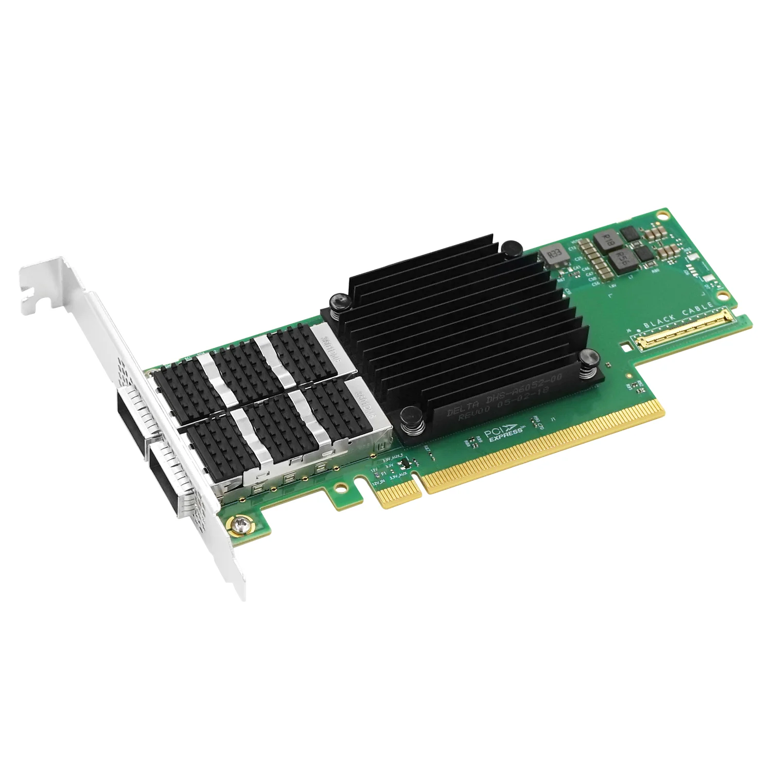 PCIe x16 Dual Optical 200G QSFP56 Ethernet Network Adapter