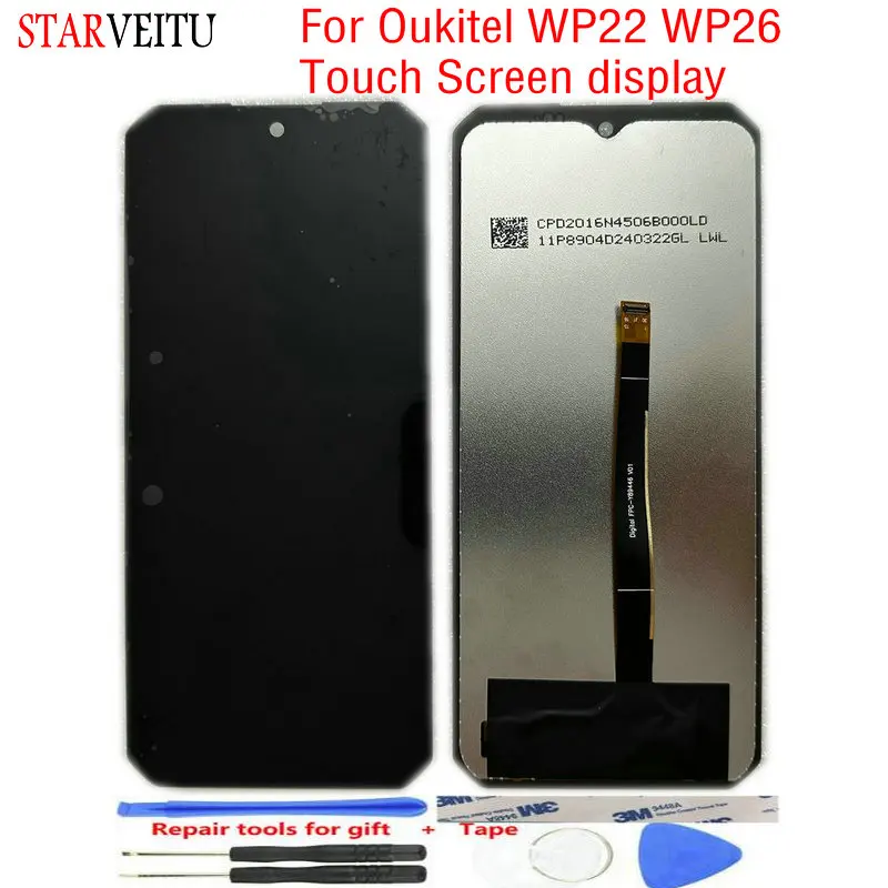 Original LCD for Oukitel WP22 WP26 Touch Screen Display 6.58\